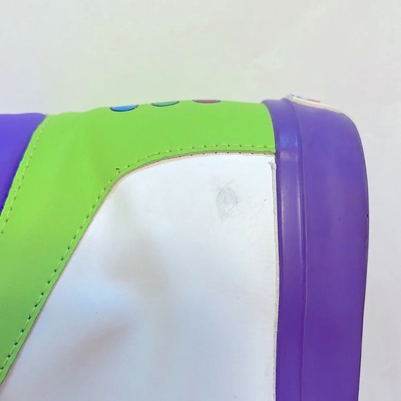 Men’s Disney Non Leather Toy Story 4 Purple and Green High Tops - Picture 10 of 10